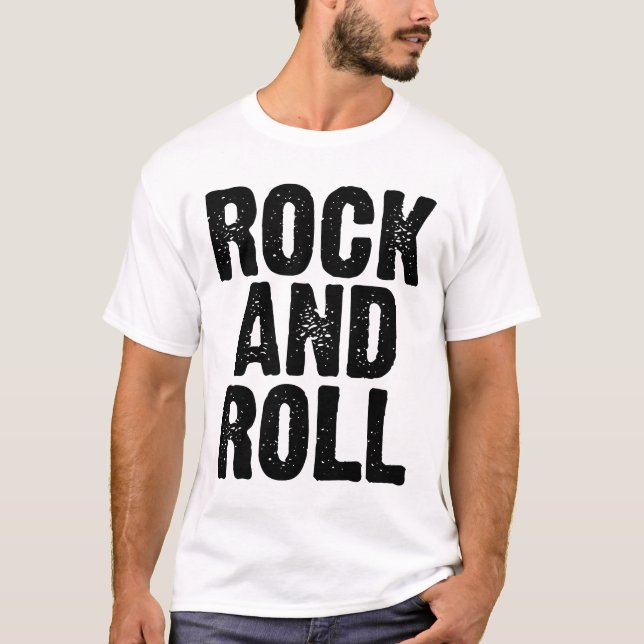 kühn gestaltetes Logo für Rock und Roll T-Shirt (Vorderseite)