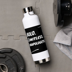 Kühn Grenzenlos Unverblümt Motivierend Trinkflasche