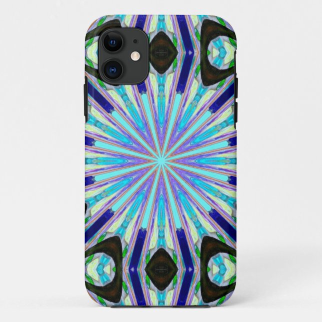 kühn und farbenfroh explodierend blauer Stern Case-Mate iPhone Hülle (Rückseite)