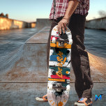 Kühne Abstrakte Pinselstriche - Live-to-Ride-Desig Skateboard<br><div class="desc">Dieses Skateboarddeck verbindet dynamische Pinselstriche mit dynamischen geometrischen Mustern und dem Motto "Live to Ride". Dieses Design ist perfekt für Skater,  die die moderne Kunst schätzen. Es verbindet ausdrucksvolle Texturen mit einem urbanen,  künstlerischen Ambiente und macht auf jeder Fahrt eine kühne Aussage.</div>