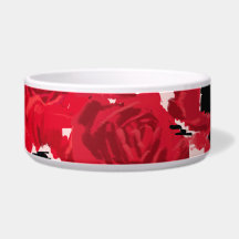 Kühne Abstrakte Rose und Hübsche Pflaumen Haustier