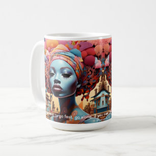 Kühne Afrikanische Abstrakte Kunst  Afrikanische S Kaffeetasse