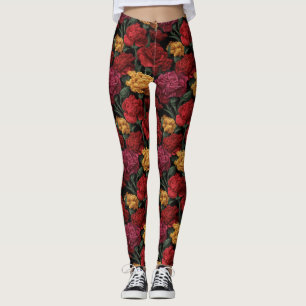 Kühne Anemonen Funkeln Workout Leggings