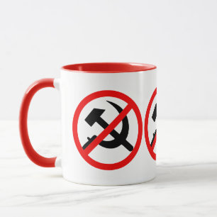 kühne antikommunistische Tasse