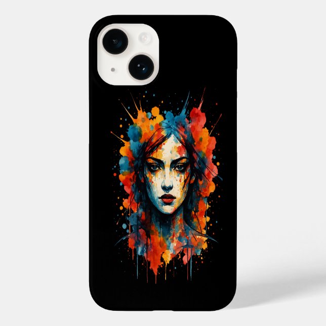 Kühne Ausdrücke: Kunst in Bewegung Case-Mate iPhone 14 Hülle (Rückseite)
