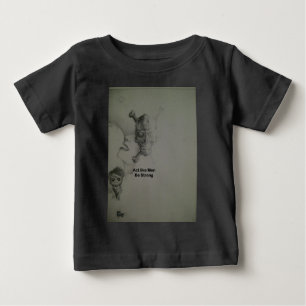 Kühne Aussage: Benehmt euch wie Männer, seid stark Baby T-shirt