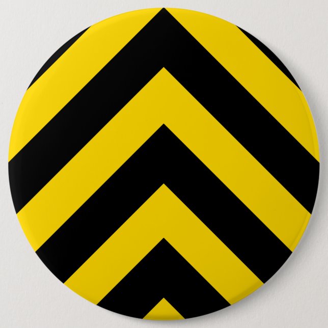 Kühne Autobahn Verkehr Hummel Bee Chevrons Button (Vorderseite)