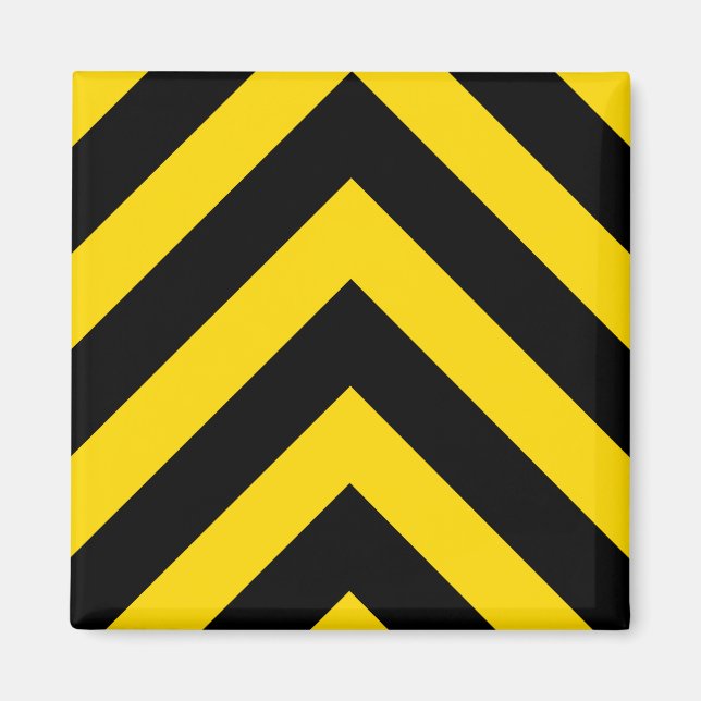 Kühne Autobahn Verkehr Hummel Bee Chevrons Magnet (Vorne)