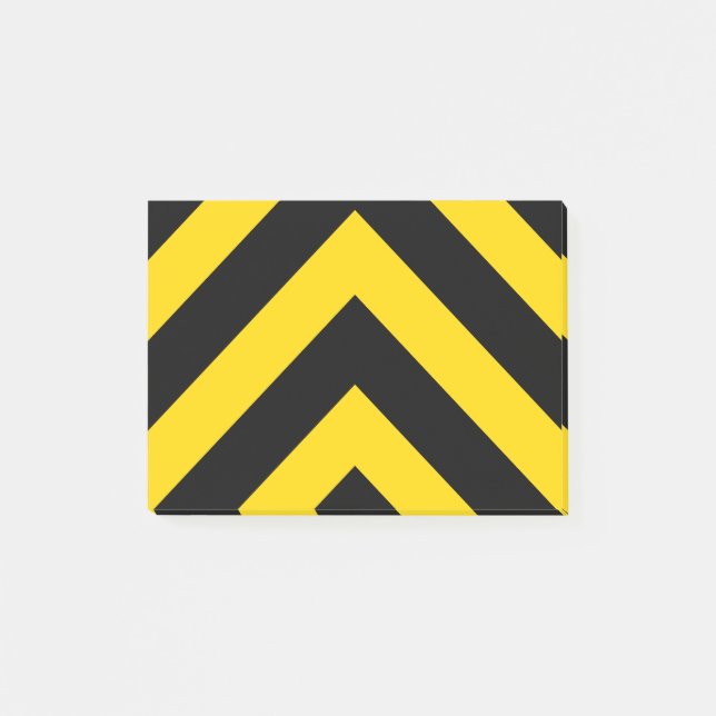 Kühne Autobahn Verkehr Hummel Bee Chevrons Post-it Klebezettel (Vorderseite)