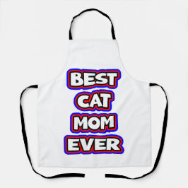 Kühne Best Cat Mama je Spaß Typografie Schürze
