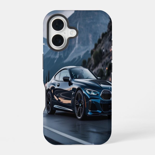 Kühne BMW Dream Car Design - Sleek Luxus für Auto iPhone 16 Hülle (Rückseite)
