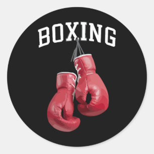 Kühne Boxhandschuhe Boxen Kickboxen Boxfan Runder Aufkleber