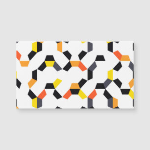 Kühne, coole, trendige, einzigartige, moderne geom magnetkarte