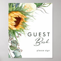 Kühne Country Sunflower | Gast Book Sign