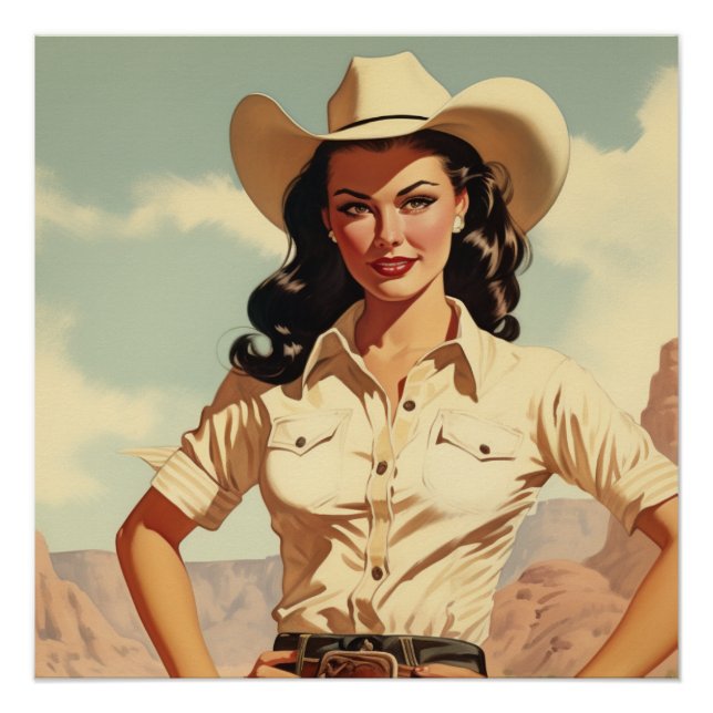 Kühne Cowgirl Adventures: Wild West Whispers Poster (Vorderseite)