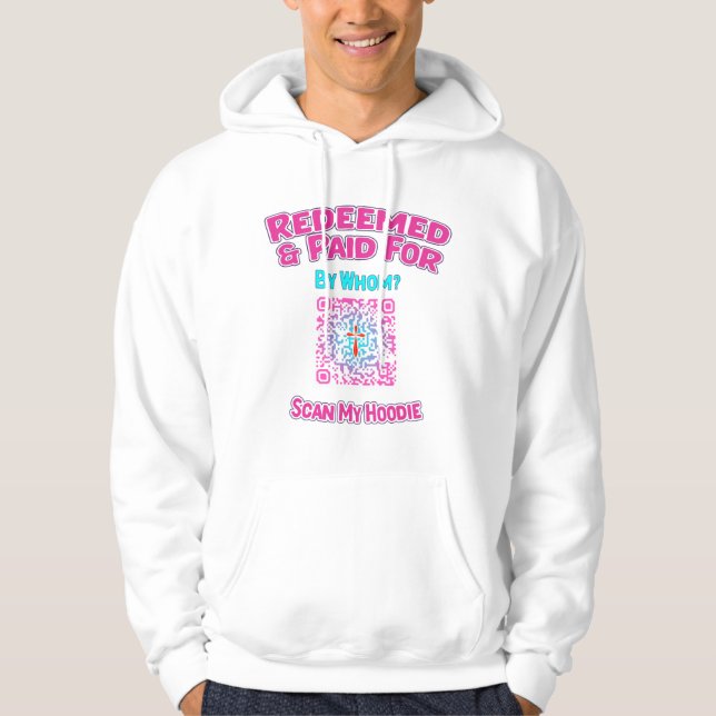 Kühne erlöst von Jesus Christlich Apparel Hoodie (Vorderseite)