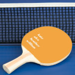 kühne farbenfrohe Orange Green Summer Family Names Tischtennis Schläger<br><div class="desc">Spaß Personalisierte Sommerpingpongpaddeln mit kühlen Farben - orange und grün (aber Sie können die Farben im Design-Tool ändern,  wenn Sie möchten),  angepasst mit Ihren Namen der Wahl. Macht ein großartiges Geschenk für die Hauswärmung!</div>