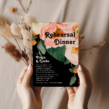 kühne, farbige Blüte | Schwarze Probe Abendessen