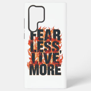 Kühne feurige Motivtypografie Samsung Galaxy Hülle