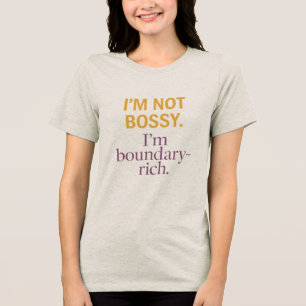 Kühne Grenzen. Brave dich Tri-Blend Shirt