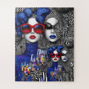 "Kühne Illusionen: Die Kunst von Glam und Geometri