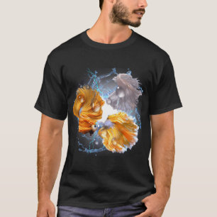 Kühne Kampffisch-Kunst für Betta-Liebhaber T-Shirt