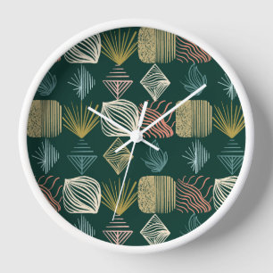 Kühne Karibikstämme Mudcloth: Boho Aquamarin Uhr