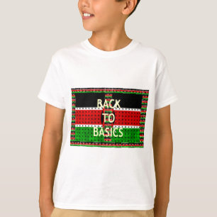 kühne kenianische Motif: Eine Zurück-zu-Basics-Äst T-Shirt