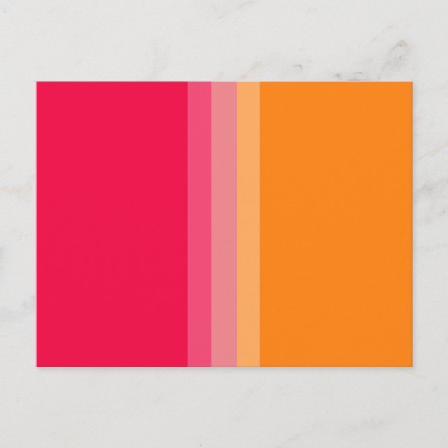 Kühne Kontrast Abstrakter Kunst Postkarte (Vorderseite)