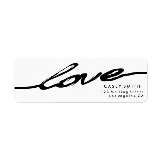 Kühne Liebe Typografie Valentinstag (Vorne)