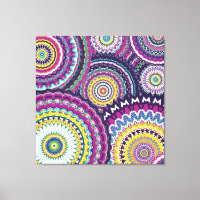 Kühne Lila Mutli-Mandalas