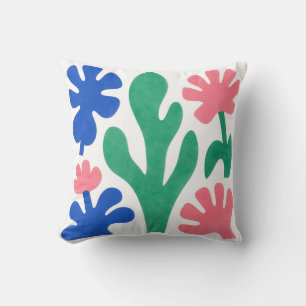Kühne Matisse-Style-Blumen-Ausschnitte Kissen