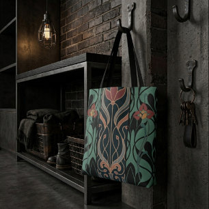 Kühne maximalistische Art Nouveau Tasche