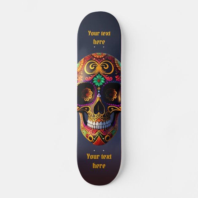 Kühne mehrfarbige Zuckerkulle Skateboard (Vorderseite)