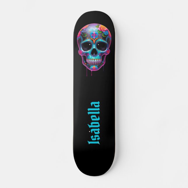 Kühne mehrfarbige Zuckerkulle Skateboard (Vorderseite)