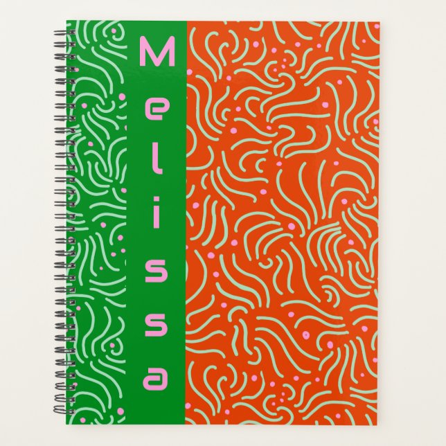 Kühne moderne boho bunt planer (Vorderseite)