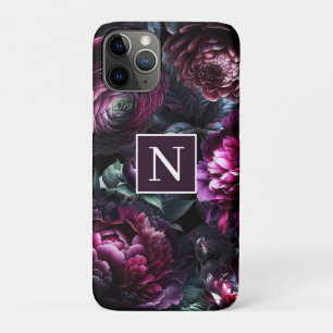 Kühne Moody Blumen Schwarzer verzauberter Blumenga Case-Mate iPhone Hülle