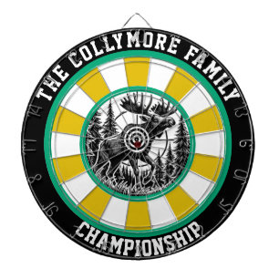 Kühne Moose Target Forest Art Dartscheibe