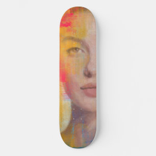 Kühne Pinselstrich-Schönheitskunst Skateboard