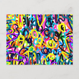 kühne Pop Art Postkarte