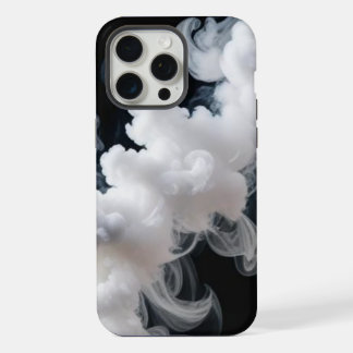 Kühne Raucher-Wirbel auf schwarz - Handy Case iPhone 15 Pro Max Hülle