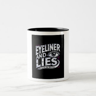 Kühne Rebellion gegen Lügen und Autorität Zweifarbige Tasse