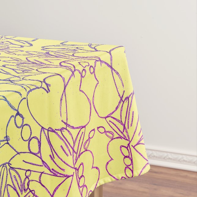kühne, reiche Blüten  Tischdecke (Beispiel)