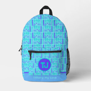 kühne Sommer-Mit Monogramm School-Rucksack Bedruckter Rucksack