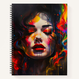 kühne Surreal Portrait Notizbuch