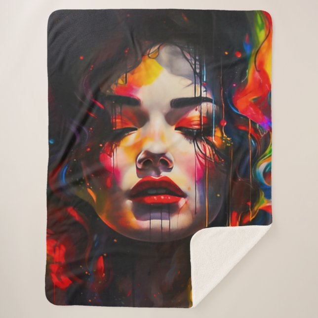 kühne Surreal Portrait Sherpadecke (Vorderseite)