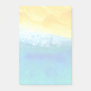 kühne und lebendige Abstrakte Seascape-Malerei Post-it Klebezettel