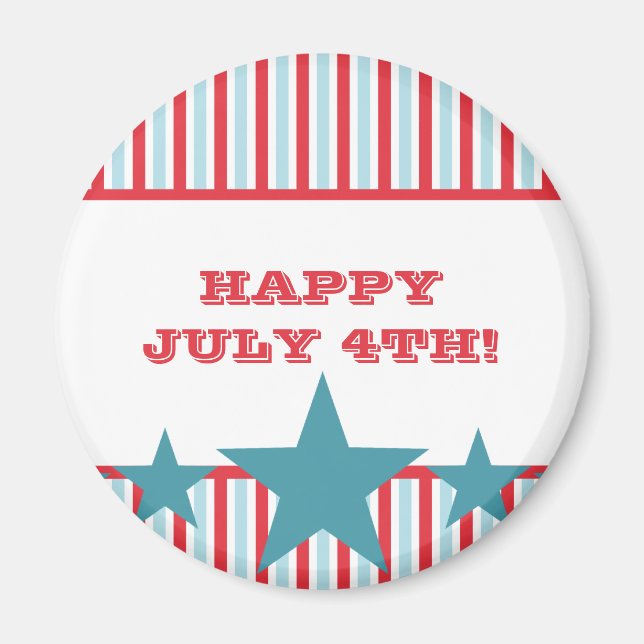 kühne US Flagge Magnet (Vorne)