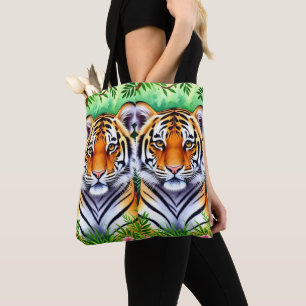 Kühner Botanischer Tigerjunge Tasche