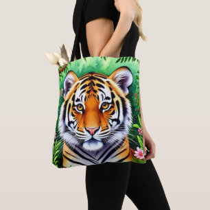 Kühner Botanischer Tigerjunge  Tasche